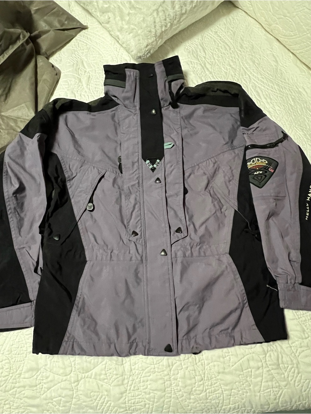 Helly Hansen Purple and Black Women's Ski Jacket